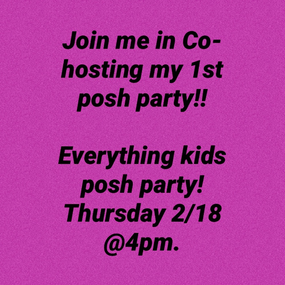 🎉 Co-hosting my first posh party!!!! 🎉